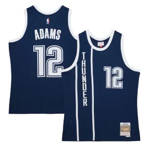 Sofisticado Steven Adams Oklahoma City Thunder Hardwood Classics Swingman Jersey Navy  para la gran final