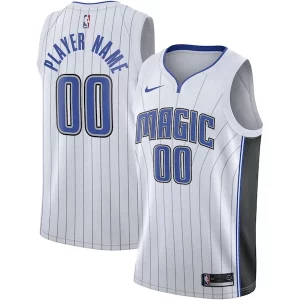 Moderno Bonito Chulo Orlando Magic Nike 2020/21 Swingman Custom Jersey Association Edition White  para la gran final