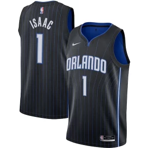 Encantador Jonathan Isaac Orlando Magic Nike Swingman Jersey Black Icon Edition  para la gran final