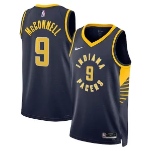 Práctico Ideal T.J. McConnell Indiana Pacers Nike Unisex Swingman Replica Jersey Icon Edition Navy  para la gran final