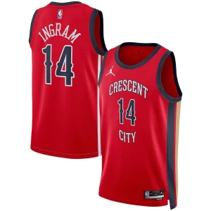 Genial Delicioso Robusto Brandon Ingram New Orleans Pelicans Jordan Brand Unisex Swingman Jersey Statement Edition Red  para la gran final