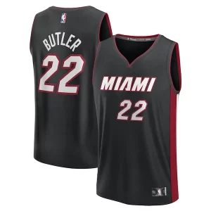 Exquisito Original Jimmy Butler Miami Heat Youth Fast Break Replica Player Jersey Icon Edition Black  para la gran final