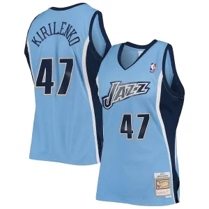 Sofisticado Perfecto Ideal Andrei Kirilenko Utah Jazz 2009/10 Hardwood Classics Swingman Jersey Powder Blue  para la gran final