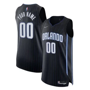 Resistente Orlando Magic Nike 2021/22 Diamond Authentic Custom Jersey Icon Edition Black  para la gran final