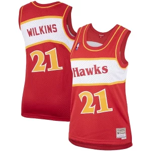 Genial Elegante Dominique Wilkins Atlanta Hawks Women's Hardwood Classics Swingman Jersey Red  para la gran final