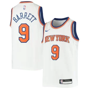 Ideal Clásico Versátil RJ Barrett New York Knicks Nike Youth Swingman Jersey Association Edition White  para la gran final