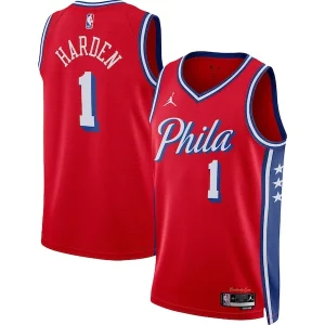 Hermoso Maravilloso Robusto James Harden Philadelphia 76ers Jordan Brand Unisex Swingman Jersey Statement Edition Red  para la gran final