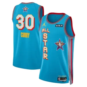 Único Resistente Comodo Stephen Curry Jordan Brand Unisex 2025 NBA All Star Game Swingman Player Jersey Light Blue  para la gran final