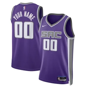 Perfecto Sacramento Kings Nike Unisex Swingman Custom Jersey Purple Icon Edition  para la gran final