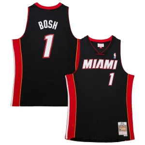 Ideal Chris Bosh Miami Heat Hardwood Classics Swingman Jersey Black  para la gran final