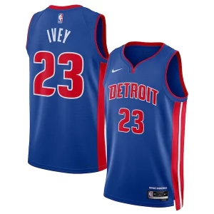 Robusto Bonito Comodo Jaden Ivey Detroit Pistons Nike Unisex 2022 NBA Draft First Round Pick Swingman Jersey Icon Edition Blue  para la gran final