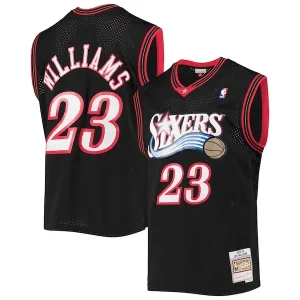 Comodo Exquisito Lou Williams Philadelphia 76ers 2005/06 Hardwood Classics Swingman Jersey Black  para la gran final