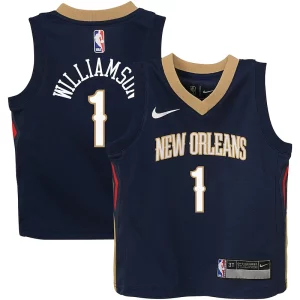 Cool Zion Williamson New Orleans Pelicans Nike Toddler Swingman Player Jersey Icon Edition Navy  para la gran final