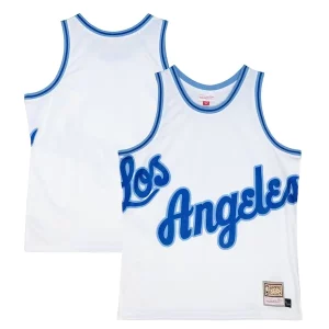 Perfecto Original Clásico Los Angeles Lakers Hardwood Classics Blown Out Fashion Jersey White  para la gran final