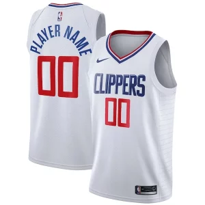 Moderno Estupendo Único LA Clippers Nike 2020/21 Swingman Custom Jersey Association Edition White  para la gran final