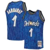 Práctico Penny Hardaway Orlando Magic Hardwood Classics 1994/95 Lunar New Year Swingman Jersey Blue para la gran final