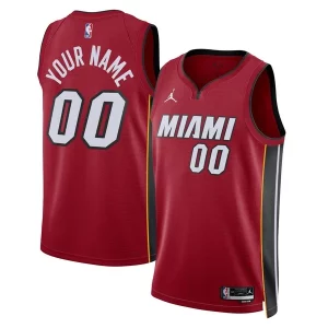 Robusto Miami Heat Jordan Brand Unisex 2022/23 Swingman Custom Jersey Statement Edition Red  para la gran final