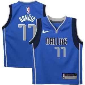 Resistente Luka Dončić Dallas Mavericks Nike Toddler Swingman Player Jersey Icon Edition Blue  para la gran final