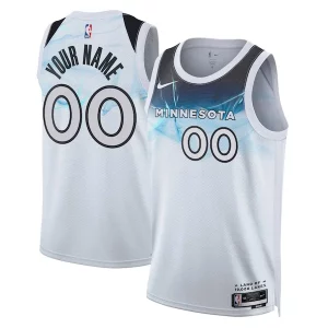 Moderno Genial Minnesota Timberwolves Nike Unisex 2024/25 Custom Swingman Jersey City Edition White  para la gran final