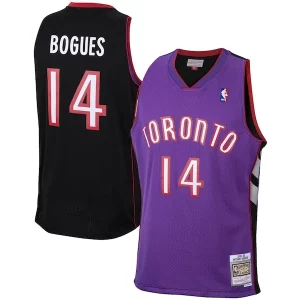 Encantador Muggsy Bogues Toronto Raptors 2001/02 Hardwood Classics Swingman Jersey Purple  para la gran final