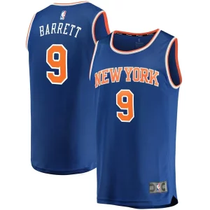 Chulo Delicioso RJ Barrett New York Knicks Replica Fast Break Jersey Blue Icon Edition  para la gran final