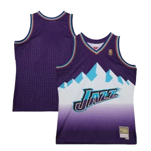 Versátil Clásico Utah Jazz 1996 97 Hardwood Classics Swingman Jersey Purple  para la gran final