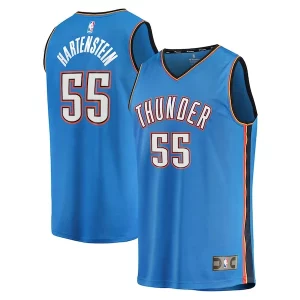 Resistente Isaiah Hartenstein Oklahoma City Thunder Youth Fast Break Replica Player Jersey Icon Edition Blue  para la gran final