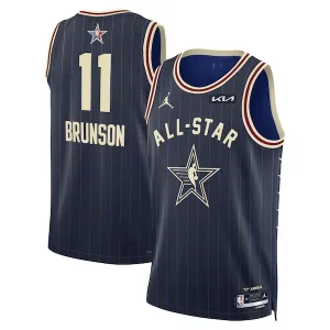 Ideal Fácil de llevar Jalen Brunson Jordan Brand Unisex 2024 NBA All Star Game Swingman Jersey Navy  para la gran final
