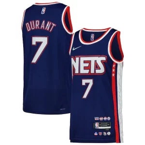 Delicioso Atractivo Kevin Durant Brooklyn Nets Nike Swingman Player Jersey City Edition Blue/Gray  para la gran final