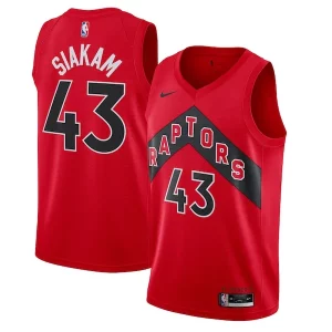 Fácil de llevar Pascal Siakam Toronto Raptors Nike 2020/21 Icon Swingman Jersey Red  para la gran final