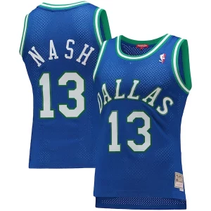 Sofisticado Increíble Steve Nash Dallas Mavericks Women's 1998/99 Hardwood Classics Swingman Jersey Blue  para la gran final