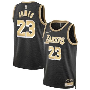 Delicioso Robusto Estupendo LeBron James Los Angeles Lakers Nike Unisex Select Series Swingman Jersey Black  para la gran final