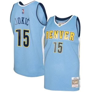 Único Maravilloso Clásico Nikola Jokic Denver Nuggets 2016/17 Swingman Jersey Light Blue  para la gran final
