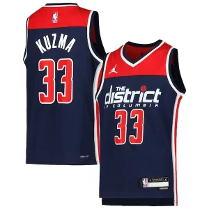 Increíble Fácil de llevar Perfecto Kyle Kuzma Washington Wizards Jordan Brand Youth Swingman Jersey Statement Edition Navy  para la gran final