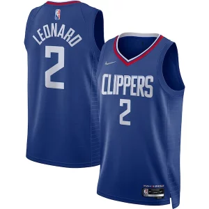 Atractivo Kawhi Leonard LA Clippers Nike 2021/22 Diamond Swingman Jersey Icon Edition Royal  para la gran final