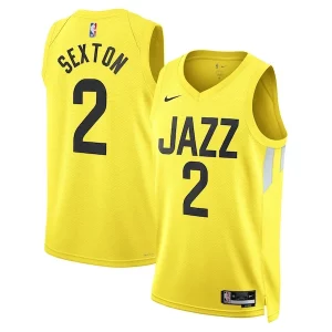 Bonito Collin Sexton Utah Jazz Nike Unisex Swingman Jersey Icon Edition Gold  para la gran final