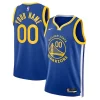Fácil de llevar Golden State Warriors Nike Unisex Swingman Custom Jersey Royal Icon Edition  para la gran final