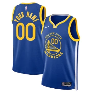 Fácil de llevar Golden State Warriors Nike Unisex Swingman Custom Jersey Royal Icon Edition  para la gran final