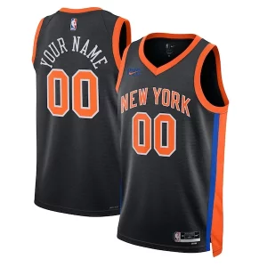 Delicioso Maravilloso Fácil de llevar New York Knicks Nike Unisex 2022/23 Swingman Custom Jersey City Edition Black  para la gran final