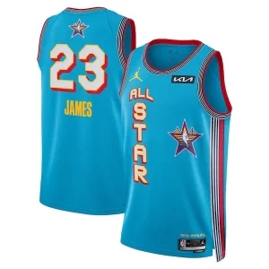 Duradero Único Cool LeBron James Jordan Brand Unisex 2025 NBA All Star Game Swingman Player Jersey Light Blue  para la gran final