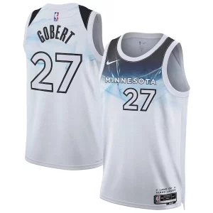 Genial Estupendo Rudy Gobert Minnesota Timberwolves Nike Unisex 2024/25 Swingman Player Jersey City Edition White  para la gran final