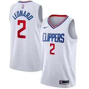Moderno Kawhi Leonard LA Clippers Nike 2019/2020 Swingman Jersey Association Edition White  para la gran final