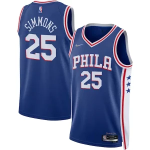 Bonito Práctico Duradero Ben Simmons Philadelphia 76ers Nike 2021/22 Diamond Swingman Jersey Icon Edition Royal  para la gran final
