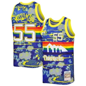 Hermoso Dikembe Mutombo Denver Nuggets Hardwood Classics Lunar New Year Swingman Jersey Blue  para la gran final
