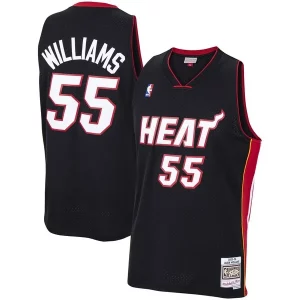 Bonito Delicioso Genial Jason Williams Miami Heat 2005/06 Hardwood Classics Swingman Jersey Black  para la gran final