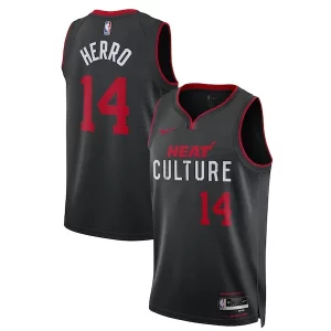 Fantástico Magnífico Tyler Herro Miami Heat Nike Unisex 2023/24 Swingman Jersey Black City Edition  para la gran final
