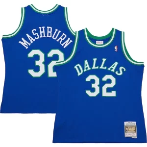 Delicioso Jamal Mashburn Dallas Mavericks 2001/02 Hardwood Classics Swingman Jersey Blue  para la gran final