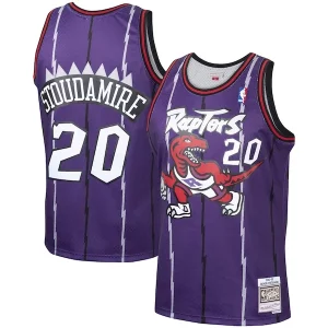 Elegante Único Damon Stoudamire Toronto Raptors 1995/96 Hardwood Classics Swingman Jersey Purple  para la gran final