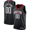 Lujoso Houston Rockets Jordan Brand Swingman Custom Jersey Statement Edition Black  para la gran final