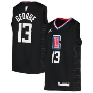 Delicioso Ideal Maravilloso Paul George LA Clippers Jordan Brand Youth 2020/21 Swingman Player Jersey Black Statement Edition  para la gran final